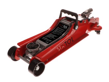 Pojízdný hydraulický zvedák 2,5 t, nízkoprofilový, 85 - 385 mm - SIXTOL