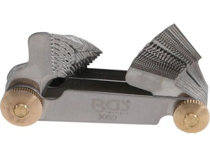 BGS Technic BGS 3069 Dvojité závitové měrky metrické a Whitworth. 52 plátků (4 ÷ 62 W, 0,2