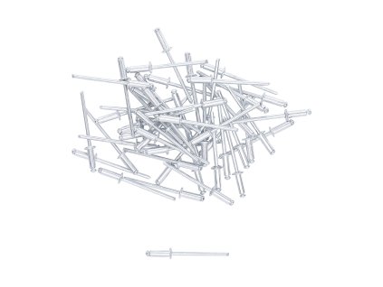 Nýty trhací (různé velikosti) bal. 50ks