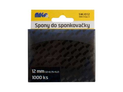 Spony do sponkovačky 12 x 0,75 x 11,2 mm, balení 1000 kusů