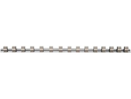 BGS Technic BGS 2540 Kolejnice pro 1/2" nástrčné hlavice, 15 klipů