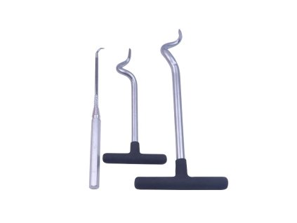 Hroty a háčky na odstranění o-kroužků, simeringů, těsnění, sada 3 kusů - QUATROS QS20637