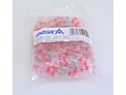 Smršťovací hadičky s cínem, různé velikosti, balení 100 kusů - ASTA