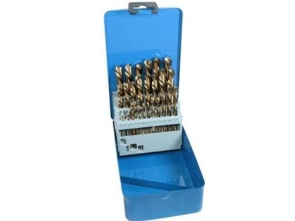 Sada vrtáků do kovu HSS, 1.5-12.7 mm, 29 ks - QUATROS QS14129A