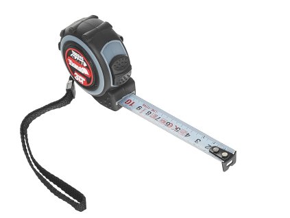 Svinovací metr, oboustranný, nylonový, 3 m x 16 mm, třída 1