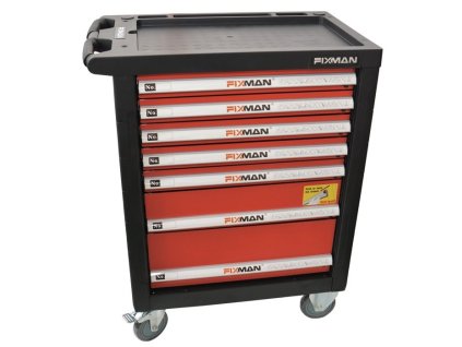 Montážní vozík s ručním nářadím, 258 ks nářadí - FIXMAN F1 Mechanic Profi CZ