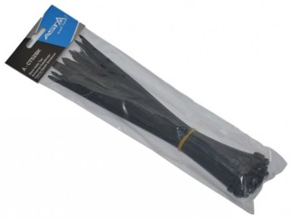 Stahovací pásky 5 x 250 mm, 50 kusů, různé barvy - ASTA