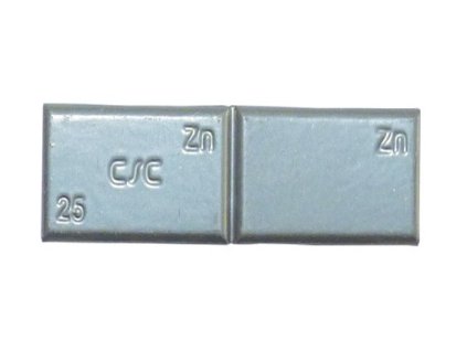 Závaží samolepící zinkové ZNC, šedý lak, různé hmotnosti