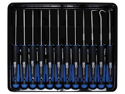 BGS Technic BGS 8833 Sada hodinářských šroubováků a montážních háků - 12 dílů