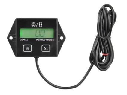 Měřič motohodin a otáček s podsvícením a výměnnou baterii