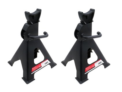 Podkládací stojánky - podpěry pod auto 3 t, 300-420 mm, sada 2 ks - QUATROS QS19231