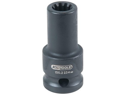 Nástrčná hlavice, klíč na brzdové třmeny 1/2", 11,5 mm, 10hranný - KS TOOLS 150.2234