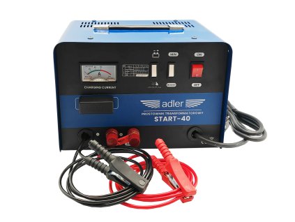 Nabíječka autobaterií a startovací zdroj 12/24 V, 180A, 30-500 Ah - ADLER START-40