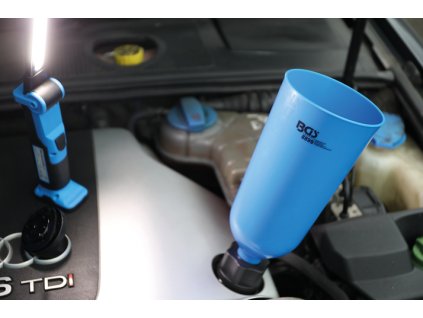 Trychtýř pro plnění oleje s bajonetem, pro VAG, Mercedes, BMW, Porsche, Volvo - BGS 8899