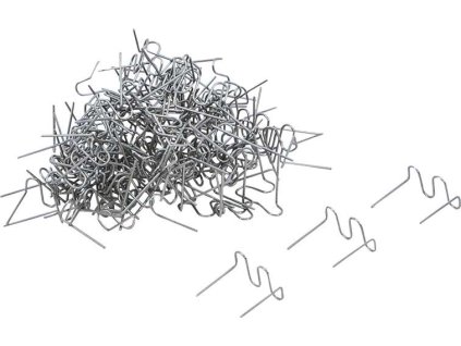 BGS Technic BGS 73352 Svorky pro opravu 0,6 mm BGS1073352, tvar vlny (Sada 100 dílů)