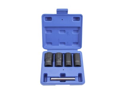 Hlavice 1/2” na poškozené šrouby, velikosti 17-22 mm, sada 5 ks - QUATROS QS50927