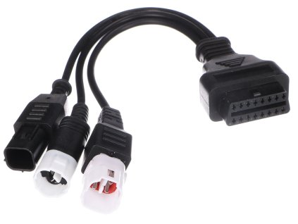 Redukce 3-pin/4-pin/6-pin OBD2 pro moto Yamaha a Honda MECHANIC CABLE 22 - SIXTOL
