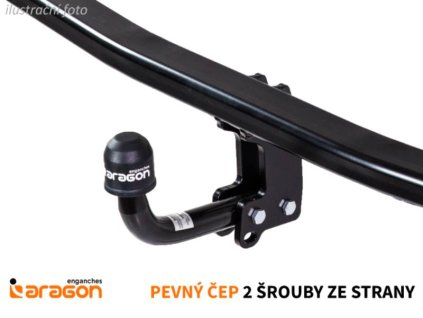 Tažné zařízení Audi A3 HB 2008-2012 (8P1), pevné, Aragon