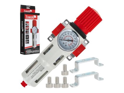 Regulátor tlaku s filtrem a manometrem, 1/2" - TVARDY