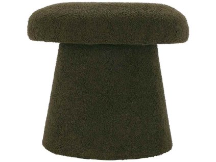 HOMESTYLING Taburet ve tvaru houby 43 cm olivově zelená KO-AAK400140