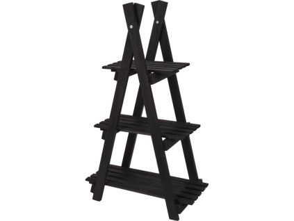 HOMESTYLING Stojan na květiny dřevěný 3patra 84 cm KO-KR2000220