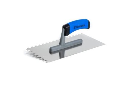 Hladítko nerez, zub 8 mm, 270 x 130 mm, gumová rukojeť