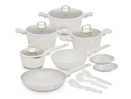 BERLINGERHAUS Sada nádobí s titanovým povrchem 15 ks Sahara Collection BH-8081