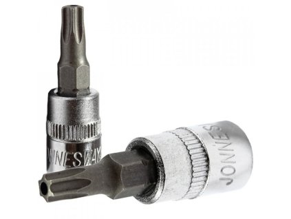 Zástrčná hlavice Torx s otvorem, 1/4", 6hranná, velikost T20 - JONNESWAY S08H220
