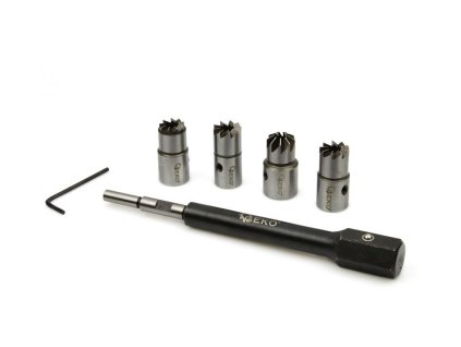 Frézy na sedla vstřikovačů, sada 5ks GEKO