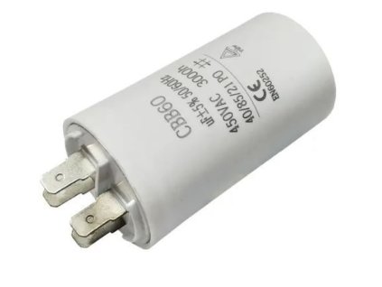 30uF/450V motorový kondenzátor CBB60 - fastony, 45x100mm
