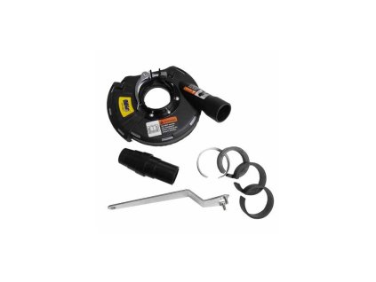 Odsávací kryt s kartáčovým věncem, pro úhlové brusky 125-115mm MAGG