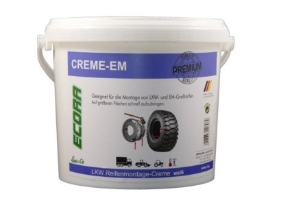 Montážní krém pro nákladní a průmyslové pneu, bílý, 5 kg