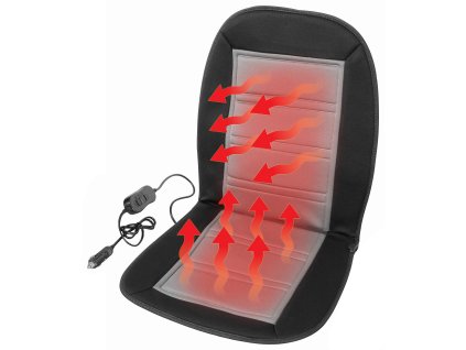 Potah sedadla vyhřívaný s termostatem 12V LADDER šedý