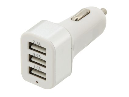 Zástrčka 3xUSB 12-24V 5V/3100mA