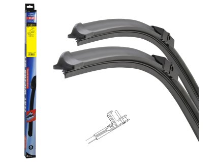 Stěrače FLAT SET (PIN) 750+660mm