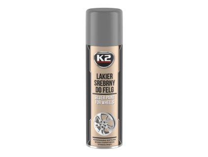 K2 SILVER LACQUER FOR WHEELS RALLY 500 ml - stříbrný lak na kola
