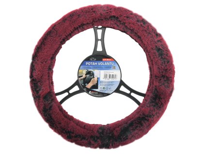 Potah volantu DENISA červený