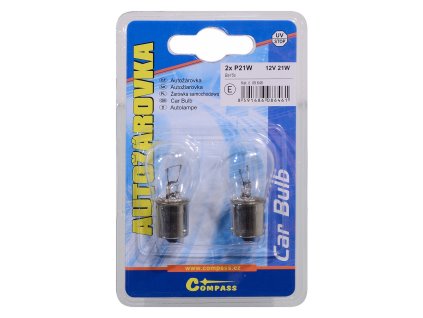 Žárovka 12V  P21W  21W Ba15s blister 2ks