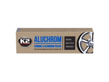 K2 ALUCHROM 120 g - pasta na čištění a leštění kovových povrchů