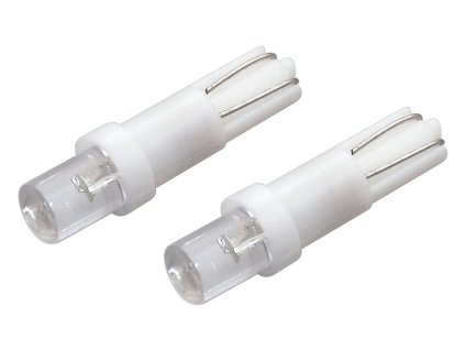 Žárovka 1LED 12V  T5  bílá  2ks