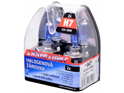Žárovka 12V  H7  55W PX26d WHITE LASER  2ks