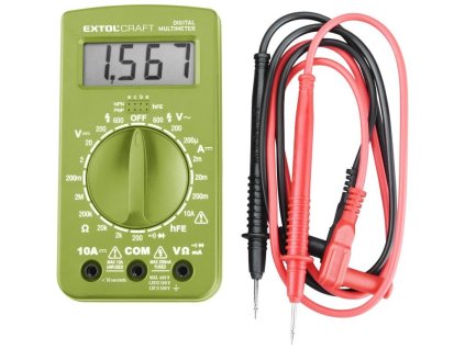 Multimetr digitální, s akustickou signalizací, EXTOL CRAFT