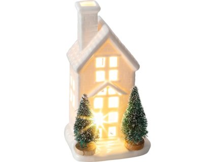 Porcelánový domek s LED 15 cm RXL 392 – RETLUX