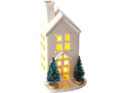 Porcelánový domek s LED 19 cm RXL 393 – RETLUX