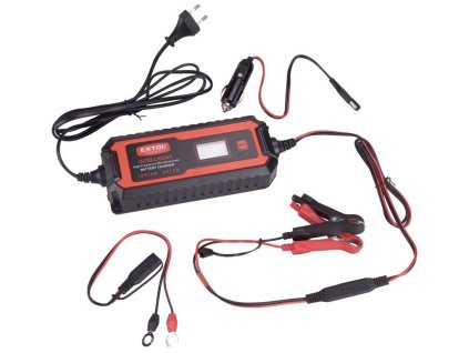 Autonabíječka 9stupňová, řízená mikroprocesorem, 12V/6V, 4A  EXTOL PREMIUM