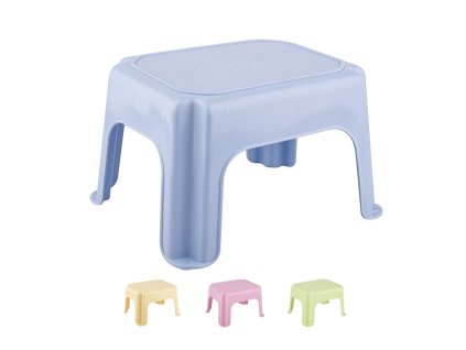 Stolička taburet nízká jednoduchá  STAR, mix barev