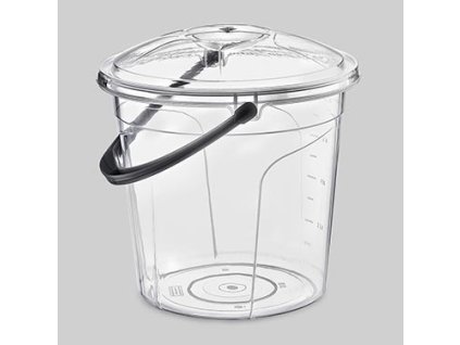 Vědro  5L PH s víkem, atest potraviny  POLY čiré