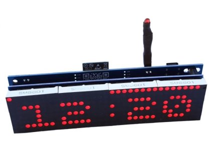Stavebnice hodiny s ESP32-S3 a MAX7219 - verze2