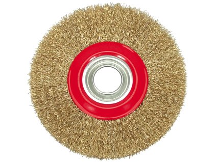 Kartáč drátěný boční 150 mm pomosazený drát