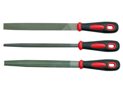 Sada pilníků zámečnických 200 mm 3 ks VOREL